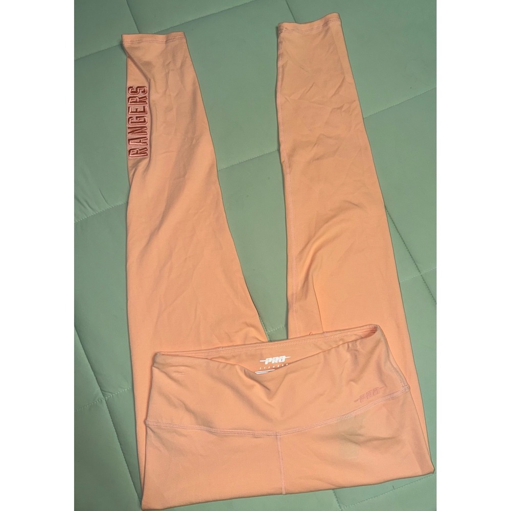 Pro Standard New York Rangers Women Peach High Rise Leggings NHL Activewear
